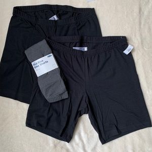 NWT 3PK Biker Shorts